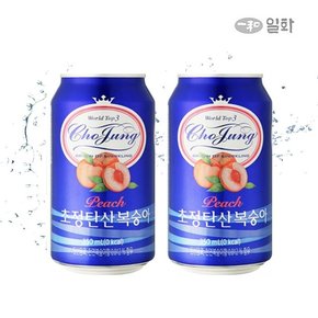 [본사직영] 초정탄산수 350ml 복숭아 24캔