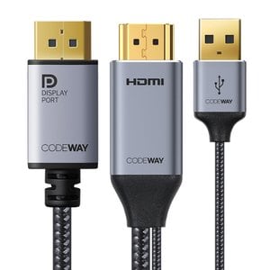코드웨이 HDMI to DP 케이블 v2.0 1.5m외