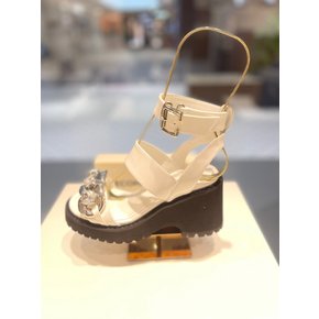 [파주점] Platform walker sandal(white)_DG2AM23062WHT