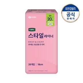 여성용 요실금 데일리 팬티라이너 일반 날개형26P