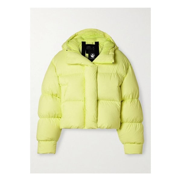 코도바 아오모리 후드 퀼팅 다운 스키 재킷 옐로 1647597343739550