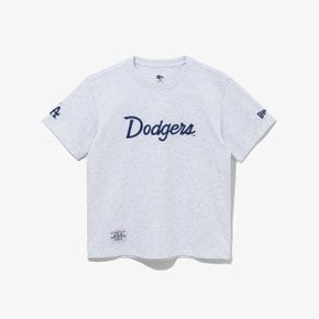 [키즈] MLB LA 다저스 올드 스크립트 티셔츠 헤더 그레이 14310268