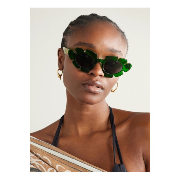 파울라 이비자 캣아이 아세테이트 선글라스 그린 1647597338356676