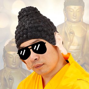 석가모니 부처님 모자 웃긴 특이한모자 쓸모없는 신박한선물 인생네컷소품