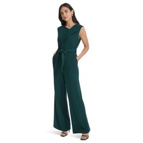 5010401 Calvin Klein Scuba Crepe Fold Over Jump Suit 102413911