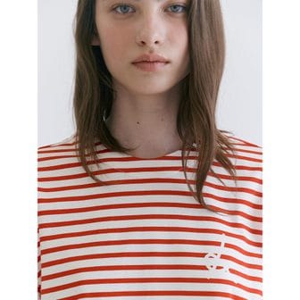 코텔로 [정상가99,000원] Printed Stripe Tshirts  Red (WE3640T196)