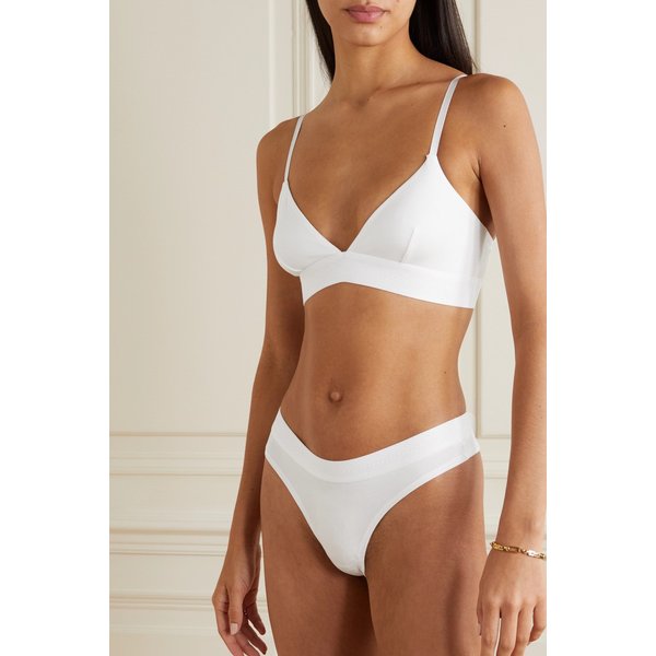 시디엘피 Set Of Three Tencel Lyocell-blend Thongs 화이트 1647597280487837
