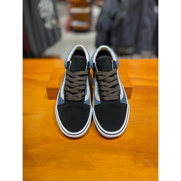 [시흥점] 남녀공용 스니커즈 데님 올드스쿨 (네이비)(VN000D9YBX9)
