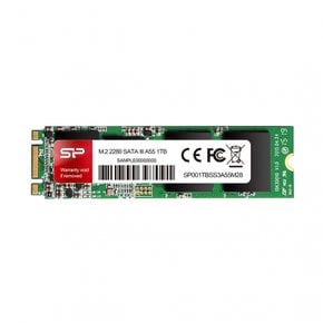 SP Silicon Power SSD M.2 1TB 2280 SATA III 3D TLC NAND 6Gbps SP001TBSS3A55M28 실리콘 파워