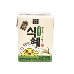 HACCP 유기농 밥알없는 식혜 125ml 24개입 하늘청