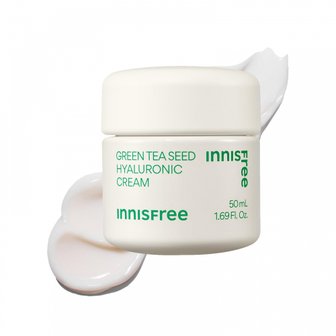  이니스프리(innisfree) 그린티 시드 히알루론 크림 50ml - 정규품 보습