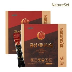 네이처셋 홍삼 애니타임 450ml 30포 x 2박스