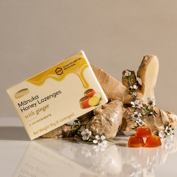 마누카 꿀캔디 로젠지 진저생강 6입 x 12박스
