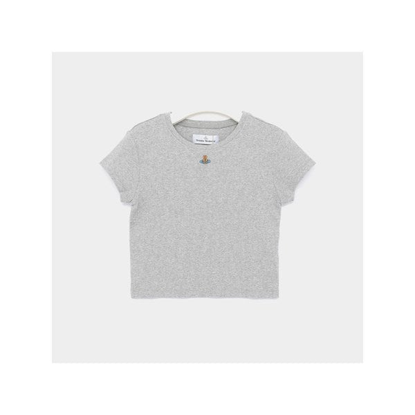 26SS ORB 베이비 페루 반팔 여성 티셔츠 1G010019 J009C P001