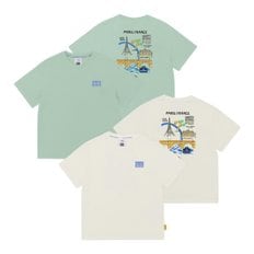 K252UTS950 여행 그래픽 반팔-2 2종택 1