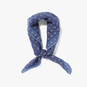 PAOLO ALBIZZATI 파올로 알비자티 PRINTED WOOL BANDANA BLUE AZD2M80001A78