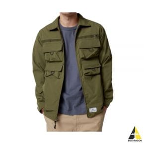 NYLON CARGO SHIRT JACKET (MJN53000C1 OG-107 GREEN) (나일론 카고 셔츠 자켓