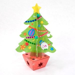 가베가족 (몽스쿨)KY2012 크리스마스만들기 반짝트리(4set)