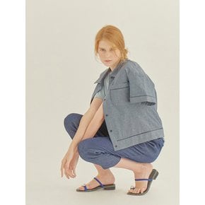 LOVELY RETRO DENIM SHIRT_NAVY