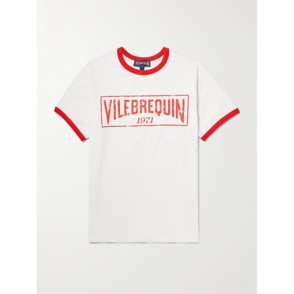 빌보콰 파트리솔 로고 프린트 코튼 저지 티셔츠 46376663162874778