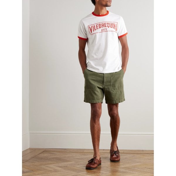 빌보콰 파트리솔 로고 프린트 코튼 저지 티셔츠 46376663162874778