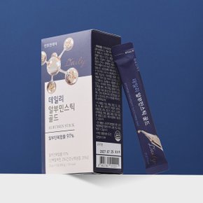 데일리 알부민 스틱 골드 20g 15포 1개 난백 실크 마시는 알부민