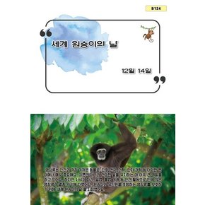 세계 원숭이의 날(B 124) 세계원숭이의날(B124) 추천도서