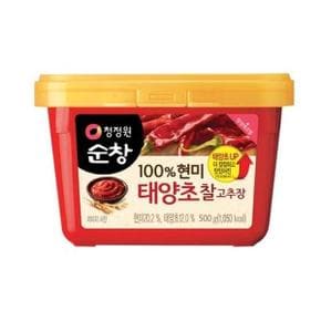 청정원순창 100% 현미 태양초 찰고추장 2kg x 2