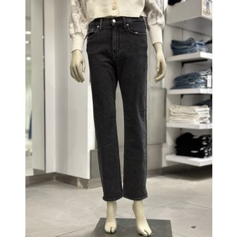 Calvin Klein Jeans [여주점] [캘빈클라인(CK)] 여성 하이라이즈 스트레이트핏 블랙진 팬츠 (J223787-1BY)