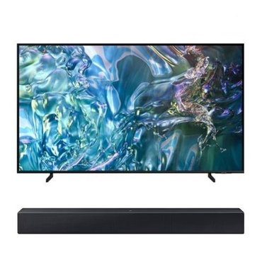 삼성 QLED TV 189cm KQ75QD60AFXKR 벽걸이형 +사운드바 HW-C400