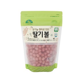 오가닉스토리 유기농 현미로만든 딸기볼 65g