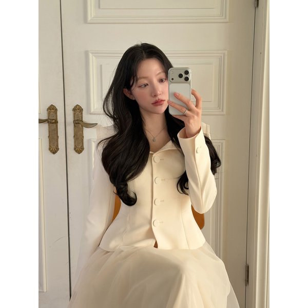 Erin Sailor Collar Jacket (2 Color)