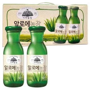 웅진 가야농장 알로에 180ml x 48병 꼬마병 병주스