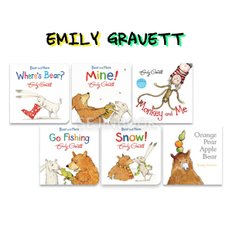 [픽토리]emilygravett 에밀리그라벳 6종(where`s bear/mine/monkeyandme/gofishing/snow/orangepearapplebear)//사은품랜덤