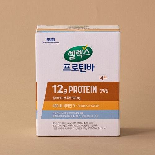 셀렉스 프로틴바너츠 50g X 18입