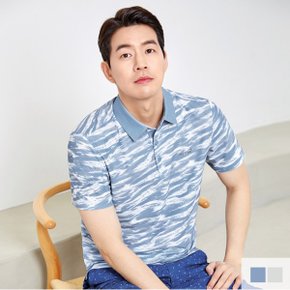 골프 남성 여름 메쉬 프린팅 카라 반팔티셔츠 밀리 BST4991M_P301727498