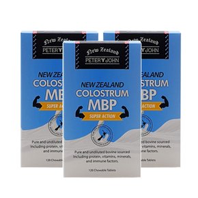 피터앤존 콜로스트럼 MBP 엠비피 초유 단백질 Colostrum MBP 120정 3개