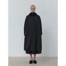 drawstring coat (black)