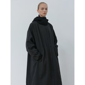 drawstring coat (black)