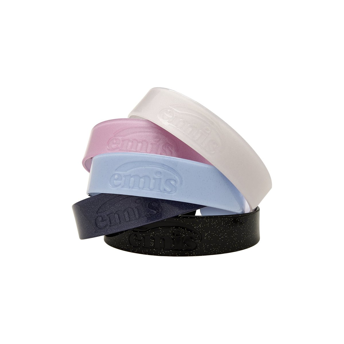 확대된 대표 m1037 1662939 헤어 액세서리 주얼리 GLITTER WIDE LOGO HAIRBA