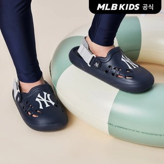 MLB키즈 (공식)24SS 청키 바운서 클로그 샌들 NY (D.Navy)