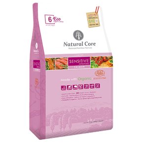 네츄럴코어 에코6 유기농 센시티브솔루션 연어 6kg/중간알(M)