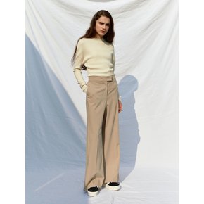 RTS SEMI WIDE SLIT TROUSERS_2COLORS