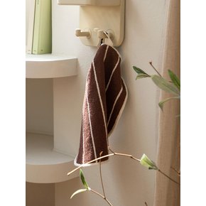 핸드 타올 Hand Towel (Brown Ivory)