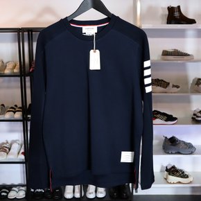 바이럭스 톰브라운 사선 롱슬리브 MJS245A07323415 네이비 티셔츠 Thom Browne