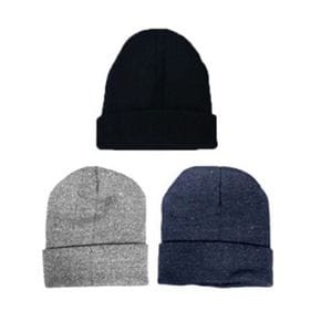 비니 모자 겨울 패션 모자 골무 모자 와치캡 3색
