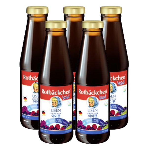 로트벡쉔 바이탈 아이젠 철분 비타민C 임산부 450ml X5