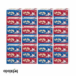 헬로키티 3겹 팝업 미용티슈 골드(110매) 3입X4팩(12개입)