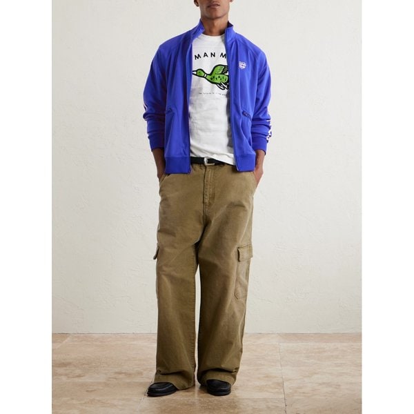 로고 프린트 코튼 저지 티셔츠 46376663162886933