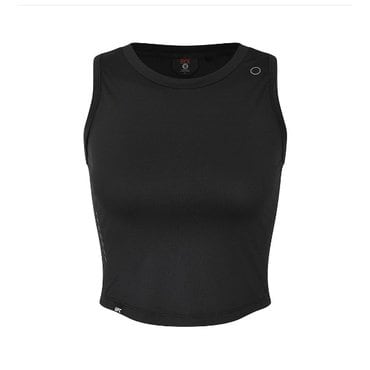 UFC SPORT 그루브 슬림 크롭핏 슬리브리스 블랙 U4SLV3203BK
